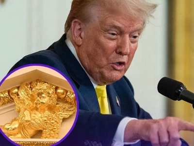 Donald Trump’s decision to cover White House in gold has triggered backlash as people make sad point