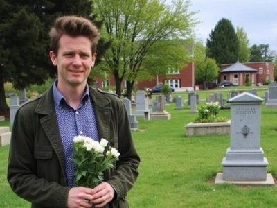 While Adults Overlook Grandpa’s Overgrown Grave, Young Boy Cleans It and Discovers Hidden Coordinates Carved Into Stone