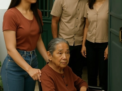 My husband went to live with his lover. I quietly wheeled my bedridden mother-in-law into their home and handed her over. As I turned to leave, I said a few words that drained the color from both of their faces…