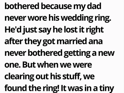 The Mystery of the Missing Ring: A Love That Spoke Through Actions, Not Words