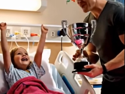 He Walked Into Her Hospital Room With A Trophy—But It Wasn’t The Cup That Made Her Cry