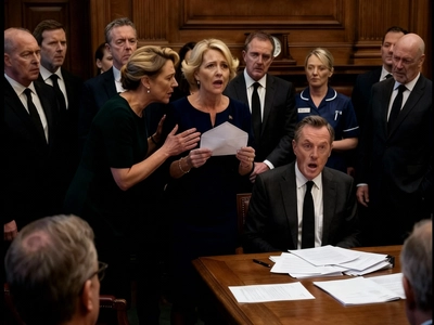 At my dad’s funeral, my brother sneered, “He didn’t leave her a dime—she never mattered to him.” The lawyer said nothing, and I just sat there in sh0ck. Then a nurse stepped forward with a sealed envelope