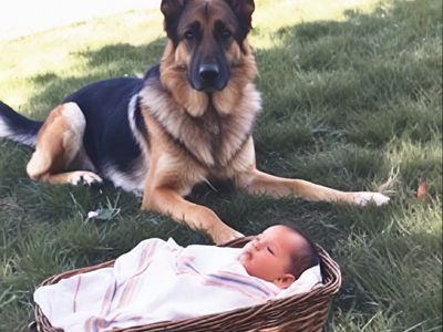Man Hears His Dog Barking from Afar, Finds It Sitting near an Abandoned Baby – Story of the Day