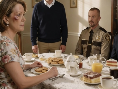 My son h.it me last night and I stayed quiet. This morning, I laid out my lace tablecloth, baked a full Southern breakfast, and then set the good china like it was Christmas.