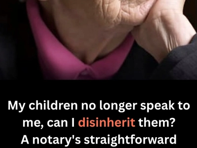 Inheritance: My children have turned their backs on me, can I exclude them from my inheritance?