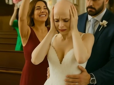 At the ceremony, my mother-in-law suddenly snatched off my wig, exposing my bare scalp to everyone – but then something no one expected took place.