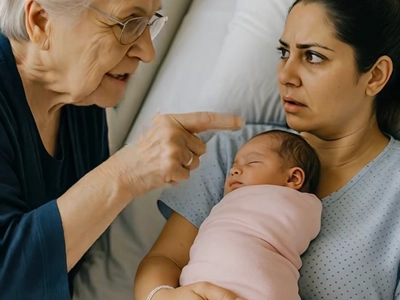 After giving birth, my mother in law stormed into the room and started insulting me and my newborn daughter: I couldn’t take it anymore and did this…