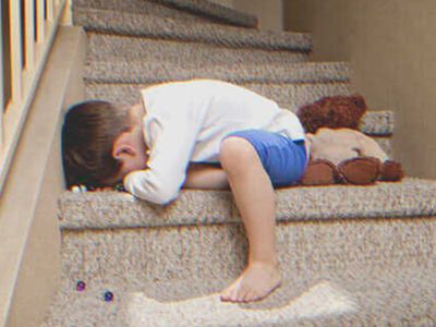 Little Boy Cries & Begs Mom Not to Take Him to Daycare until She Storms into
Facility 