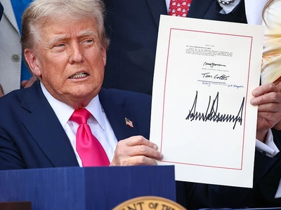 Trump signs 'big, beautiful' bill into law at White House ...