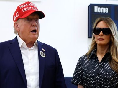 Melania Trump Shares Photo Of Son Barron Voting For Donald Trump ...