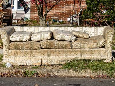 I Took Our Old Couch to the Dump, but My Husband Freaked Out, Yelling, "You
Threw Away the Plan?!"