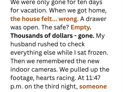 Our Home Was Robbed While We Were Away — But the Truth Behind It Hurt Even More