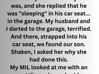 He Was Just Sleeping In The Garage