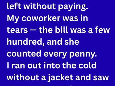 They Walked Out Without Paying—But the Story Wasn’t What It Seemed